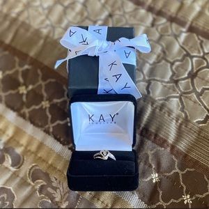 Diamond Heart Promise Ring